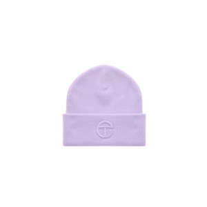 Bonnet Telfar Beanie Embroidered A Lavande | FRQZ3037