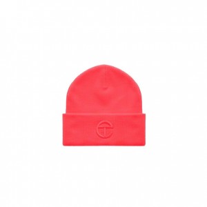Bonnet Telfar Beanie Embroidered D Orange | FRRW3034