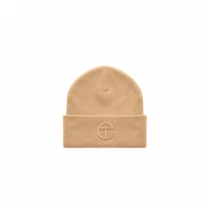 Bonnet Telfar Beanie Embroidered I Blanche | FROR3029