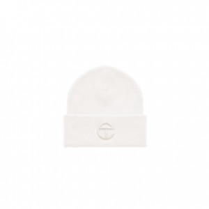Bonnet Telfar Beanie Embroidered J Blanche Blanche | FRPQ3028