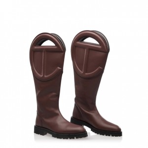 Botte Telfar Logo Chocolat | FRGL3509