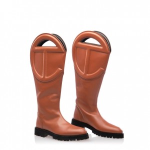 Botte Telfar Logo Marron | FRFM3510
