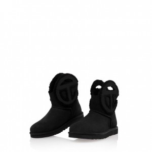 Botte Telfar x UGG Logo Mini Noir | FRKI3505