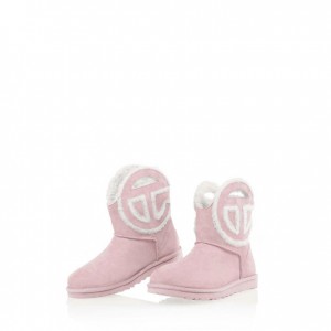 Botte Telfar x UGG Logo Mini Rose | FRJJ3506