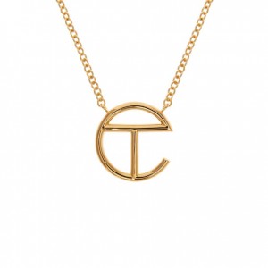 Boucles d'Oreilles Telfar Jewelry Logo Pendant Doré | FRSO3142