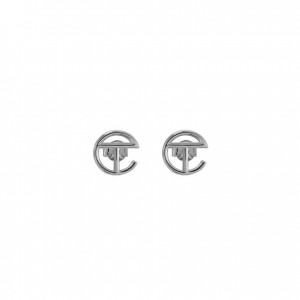 Boucles d'Oreilles Telfar Jewelry Logo Stud Argent | FRFM3140