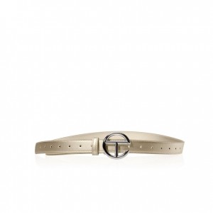 Ceintures Telfar Belts Logo A Argent Doré | FRIS3075