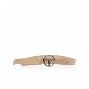 Ceintures Telfar Belts Logo Ⅶ Argent Blanche | FRXF3043