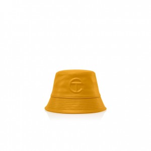 Chapeau Bucket Telfar Bucket Hats Logo B Moutarde | FRDN3096