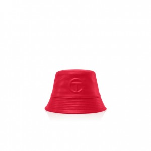 Chapeau Bucket Telfar Bucket Hats Logo D Rouge | FRGL3094