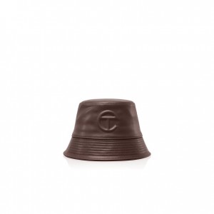 Chapeau Bucket Telfar Bucket Hats Logo S Chocolat | FRRW3079