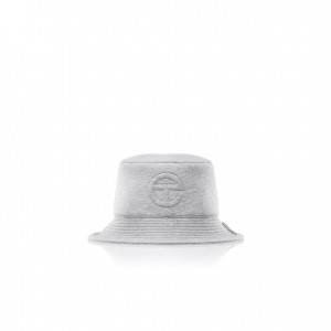 Chapeau Bucket Telfar Bucket Hats x UGG Logo Grise | FRAP3098