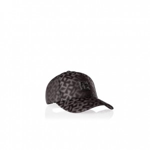 Chapeaux Telfar Hats Jacquard Logo Noir | FROR3100