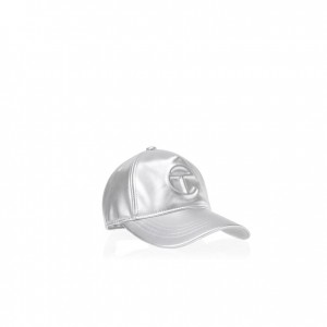 Chapeaux Telfar Hats Logo Embossed B Argent | FRQZ3135