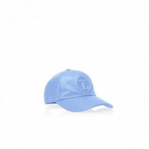 Chapeaux Telfar Hats Logo Embossed F Bleu | FRTV3131