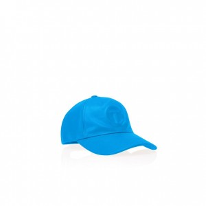 Chapeaux Telfar Hats Logo Embossed H Bleu | FRUT3129