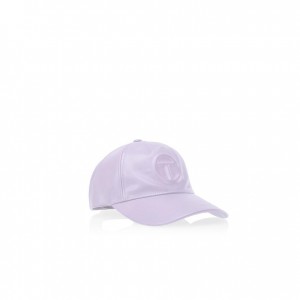 Chapeaux Telfar Hats Logo Embossed K Lavande | FRPQ3126