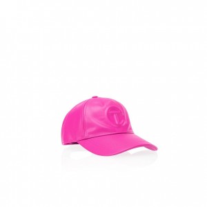 Chapeaux Telfar Hats Logo Embossed M Rose | FRSO3124