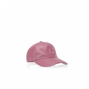 Chapeaux Telfar Hats Logo Embossed N Violette | FRDN3123