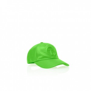 Chapeaux Telfar Hats Logo Embossed W Vert | FRXF3114