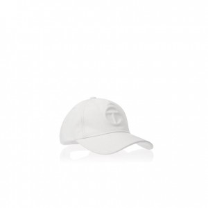 Chapeaux Telfar Hats Logo Embossed Ⅴ Blanche | FREX3106