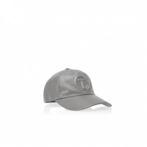 Chapeaux Telfar Hats Logo Embossed Ⅵ Grise | FRRW3105