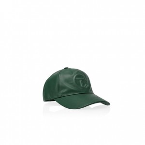 Chapeaux Telfar Hats Logo Embossed Ⅱ Vert Olive Foncé | FRMA3109
