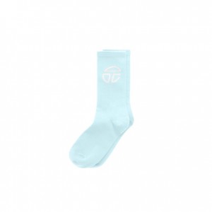 Chaussette Telfar Socks Athlétiques Logo G Bleu | FRFM3166