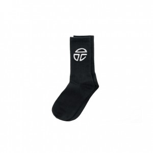 Chaussette Telfar Socks Athlétiques Logo R Noir | FRNB3155