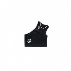 Debardeur Telfar Crop Performance Half Noir | FRHK3429