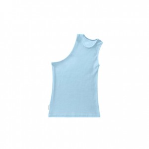 Debardeur Telfar Rib Knits Half Bleu | FRBC3499