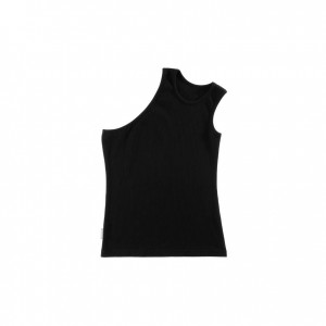 Debardeur Telfar Rib Knits Half Noir | FRPQ3435