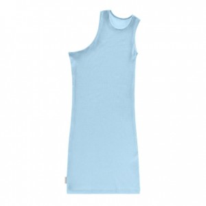 Debardeur Telfar Rib Knits Half Tunic Bleu | FRVD3500