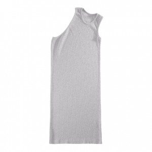 Debardeur Telfar Rib Knits Half Tunic Grise | FRTV3440