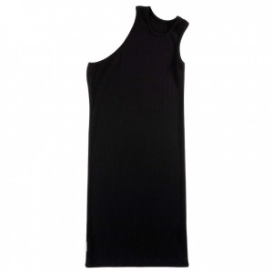 Debardeur Telfar Rib Knits Half Tunic Noir | FROR3436