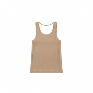 Debardeur Telfar Rib Knits Halter Blanche | FRCE3449
