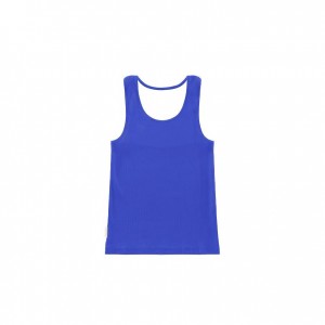 Debardeur Telfar Rib Knits Halter Bleu | FRMA3497
