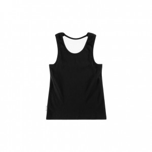Debardeur Telfar Rib Knits Halter Noir | FRIS3437