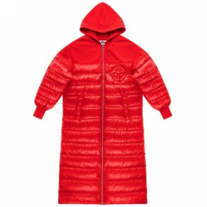 Manteaux Telfar Puff Hoodie Rouge | FRUT3315