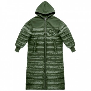 Manteaux Telfar Puff Hoodie Vert | FROR3313