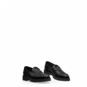 Mocassin Telfar Logo Noir | FRIS3516