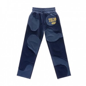Pantalon Survêtement Telfar Camo Bleu Marine | FRQZ3366