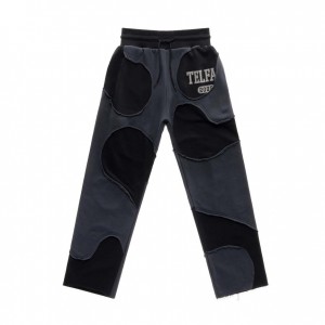 Pantalon Survêtement Telfar Camo Noir Noir | FRUT3360