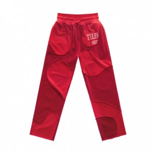 Pantalon Survêtement Telfar Camo Rouge | FRNB3368