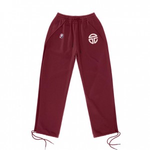 Pantalon Survêtement Telfar Split Bordeaux | FRDN3354