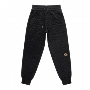 Pantalon Survêtement Telfar x Moose Knuckles Matelassé Noir | FRFM3379