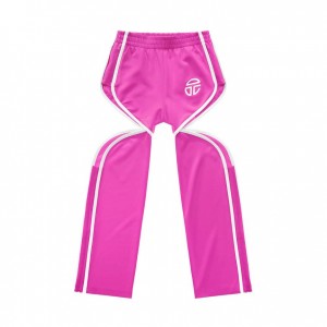 Pantalon Telfar Thigh Hole Piste Rose | FRSO3284