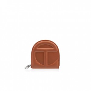 Portefeuilles Telfar Wallets Logo ③ Marron | FRRW3176