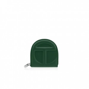 Portefeuilles Telfar Wallets Logo Ⅸ Vert Olive Foncé | FRBC3182