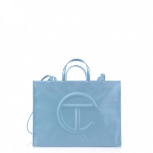 Sac Shopping Telfar Large Bleu | FRDN3667